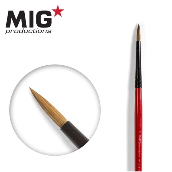 Clearance - MIG Productions - Marta Kolinsky Modelling Brush - 2