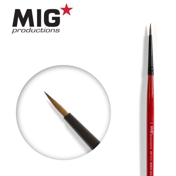 MIG Productions - Marta Kolinsky Modelling Brush - 4/0