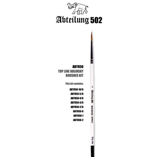 MIG Productions - Abteilung 502 - Deluxe Kolinsky Brush Kit