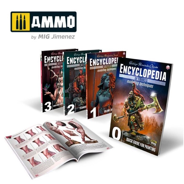 MIG Ammo - ENCYCLOPEDIA OF FIGURES MODELLING TECHNIQUES - Complete Slipcase