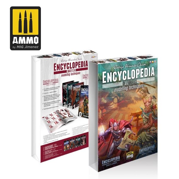 MIG Ammo - ENCYCLOPEDIA OF FIGURES MODELLING TECHNIQUES - Complete Slipcase
