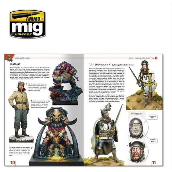 MIG Ammo - ENCYCLOPEDIA OF FIGURES MODELLING TECHNIQUES - VOL 1 - COLOUR, SHAPE, AND LIGHT