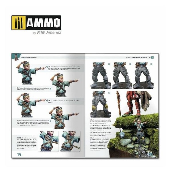 MIG Ammo - ENCYCLOPEDIA OF FIGURES MODELLING TECHNIQUES - VOL 2 - Techniques and Materials