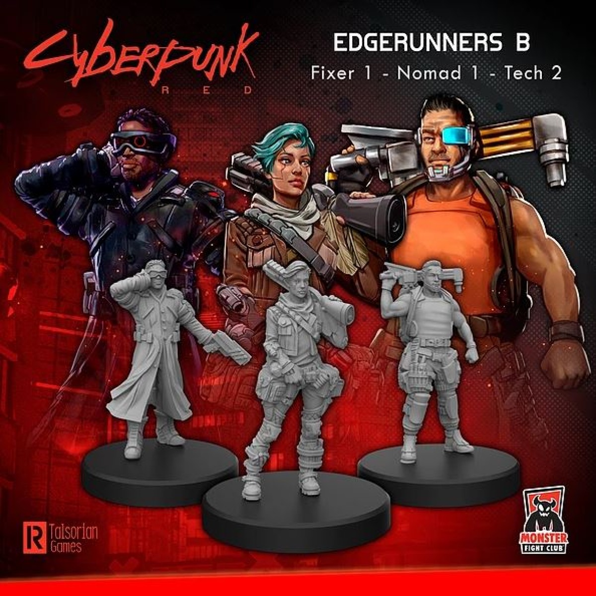 Red combat. Фиксер киберпанк. Cyberpunk Red Miniatures. Киберпанк красный.