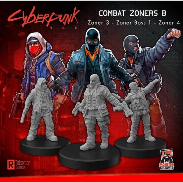 Cyberpunk Red Miniatures - Zoners B - PUNKS