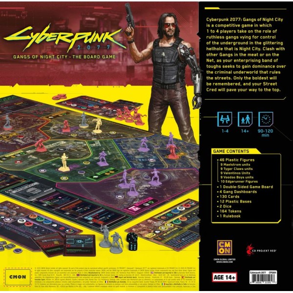 Cyberpunk 2077: Gangs of Night City - The Miniatures Board Game