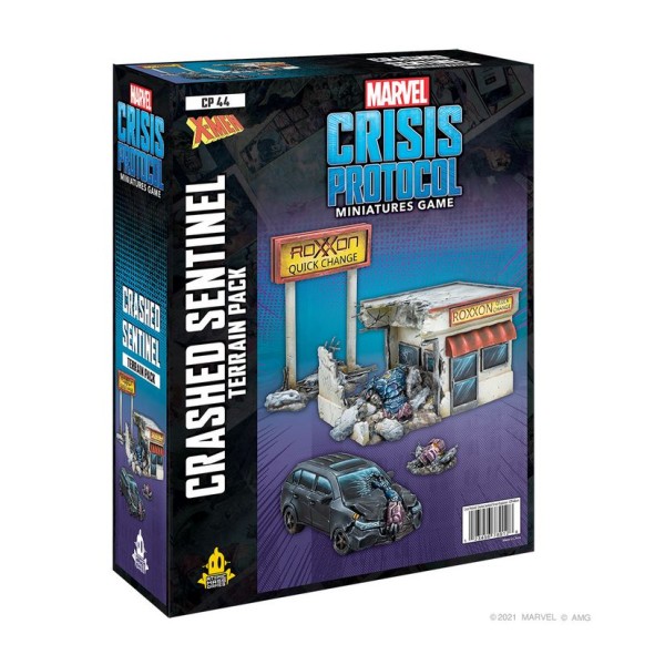Marvel - Crisis Protocol - Miniatures Game - Crashed Sentinel Terrain Pack