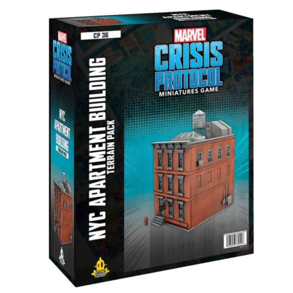 Marvel - Crisis Protocol - Miniatures Game - NYC Apartment Building Terrain