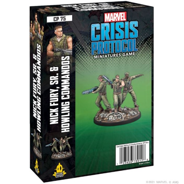 Marvel - Crisis Protocol - Miniatures Game - Nick Fury, Sr. and Howling Commandos