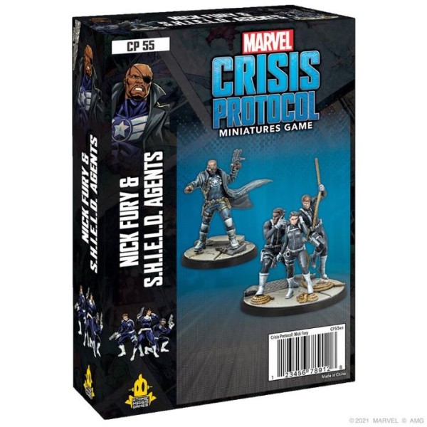 Marvel - Crisis Protocol - Miniatures Game - Nick Fury and S.H.I.E.L.D. Agents