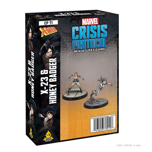 Marvel - Crisis Protocol - Miniatures Game - X-23 and Honey Badger