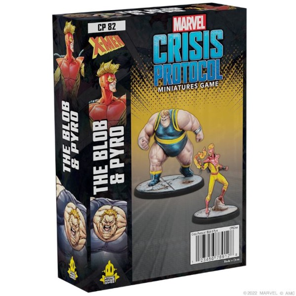 Marvel - Crisis Protocol - Miniatures Game - The Blob and Pyro