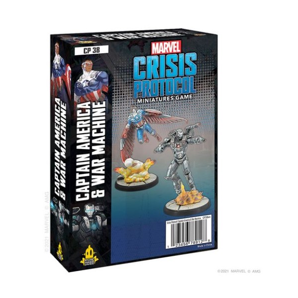 Marvel - Crisis Protocol - Miniatures Game - Captain America and War Machine