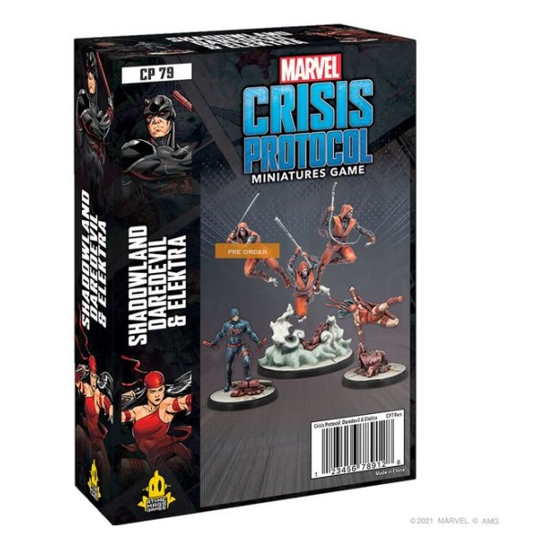Marvel - Crisis Protocol - Miniatures Game - Shadowland Daredevil and Elektra