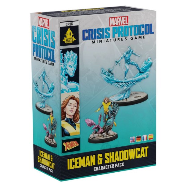 Marvel - Crisis Protocol - Miniatures Game - Iceman and Shadowcat 