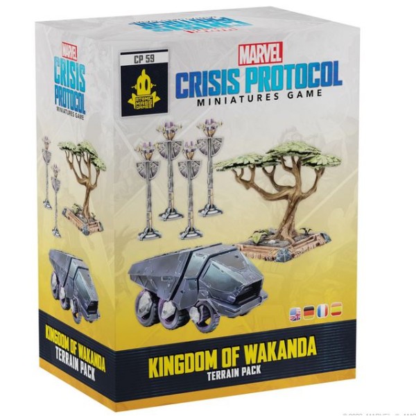 Marvel - Crisis Protocol - Miniatures Game - Kingdom of Wakanda Terrain Pack 