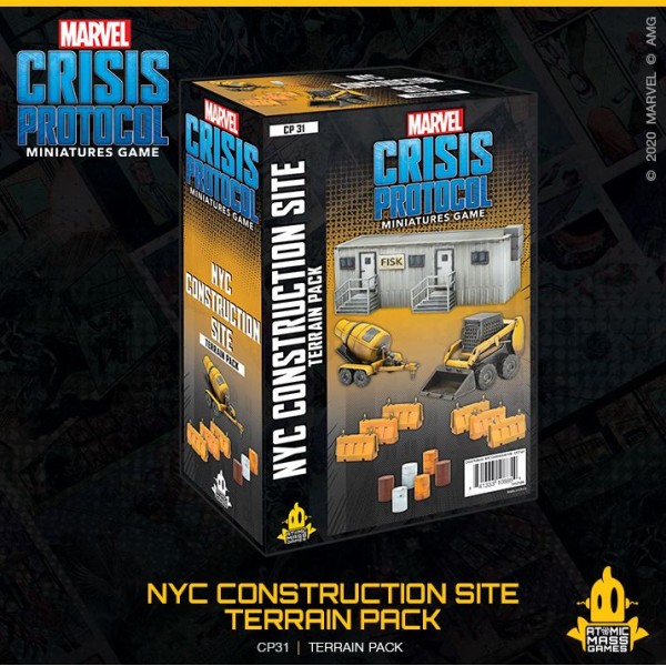 Marvel - Crisis Protocol - Miniatures Game - NYC Construction Site Terrain