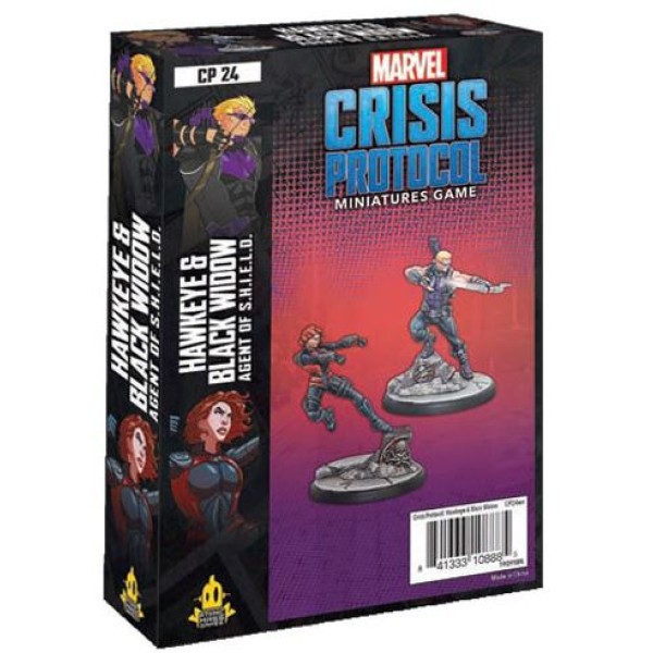 Marvel - Crisis Protocol - Miniatures Game - Hawkeye and Black Widow Expansion