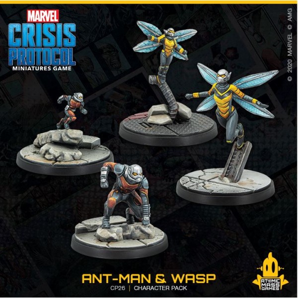 Marvel - Crisis Protocol - Miniatures Game - Ant-Man and Wasp