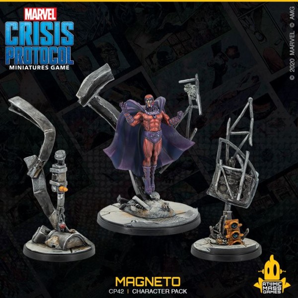 Marvel - Crisis Protocol - Miniatures Game - Magneto and Toad