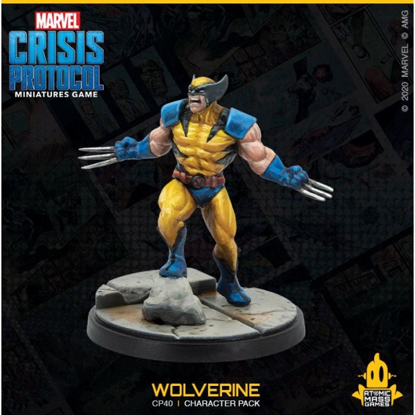 Marvel - Crisis Protocol - Miniatures Game - Wolverine and Sabertooth