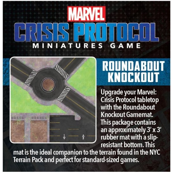 Marvel - Crisis Protocol - Miniatures Game - Roundabout Knockout Game Mat
