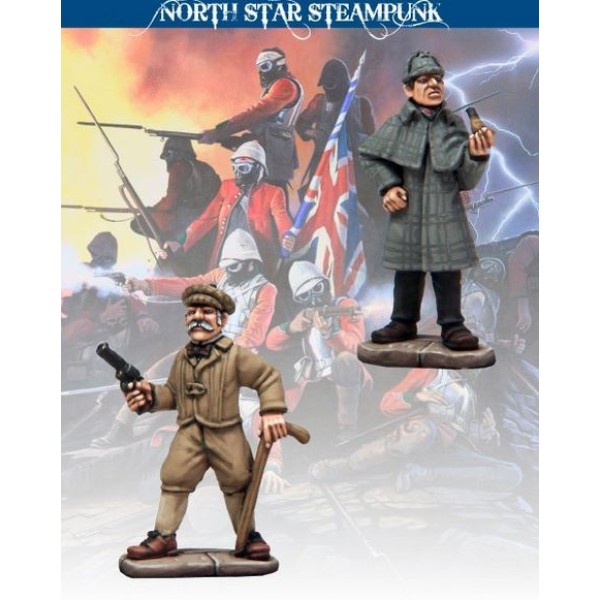 North Star Steampunk Miniatures - Holmes and Watson