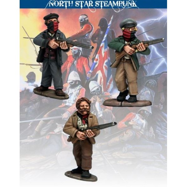 North Star Steampunk Miniatures - Anarchists with Shotguns