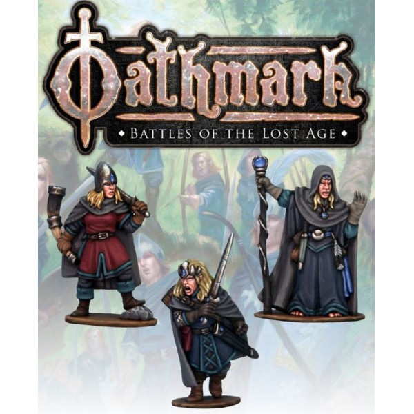 Oathmark - Elf Light Infantry - Elf King, Wizard and Musician II