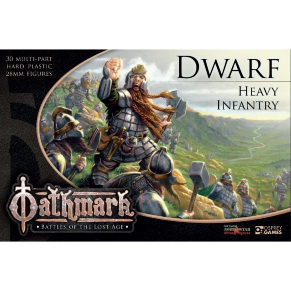 Oathmark - Dwarf HEAVY Infantry - Plastic Boxed Set