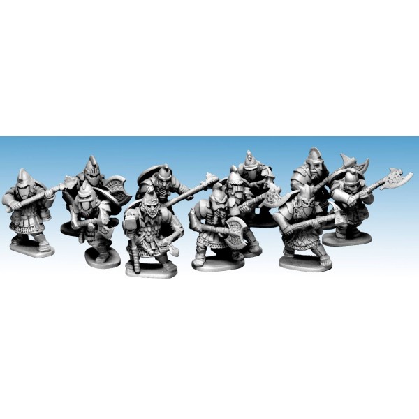 Oathmark - Dwarf HEAVY Infantry - Plastic Boxed Set
