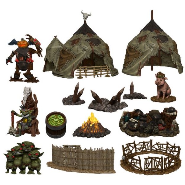 Pathfinder RPG - Pathfinder Battles - Legendary Adventures Goblin Village Premium Set