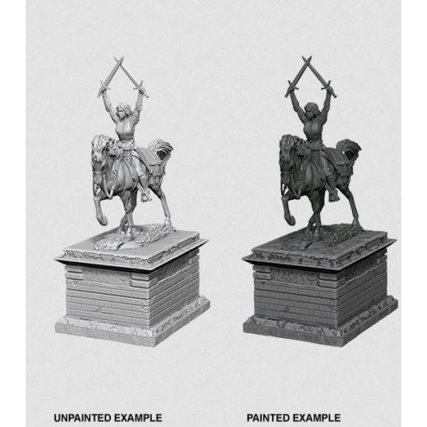 Clearance - Pathfinder - Deep Cuts Unpainted Miniatures: Heroic Statue