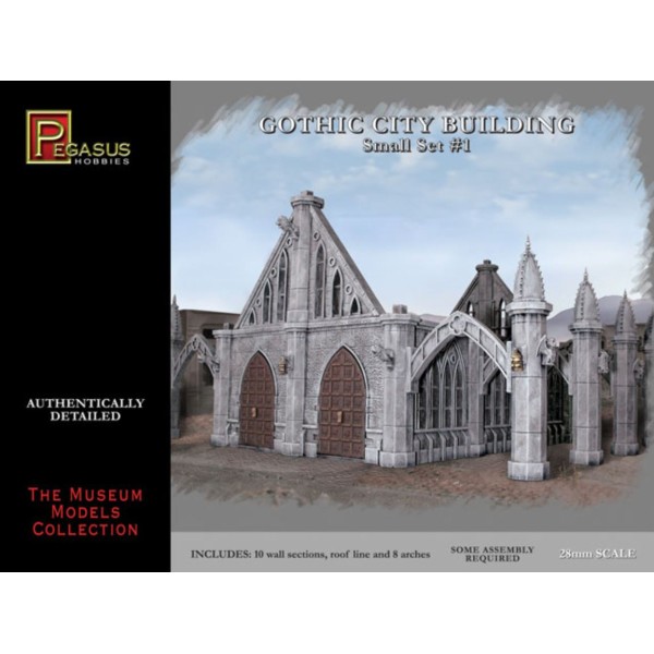 Pegasus Hobbies - Gothic City Building - Small Set 1