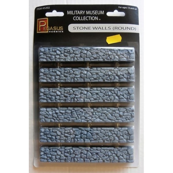 Pegasus Hobbies - Pre-Painted Terrain - Stone Walls (6)