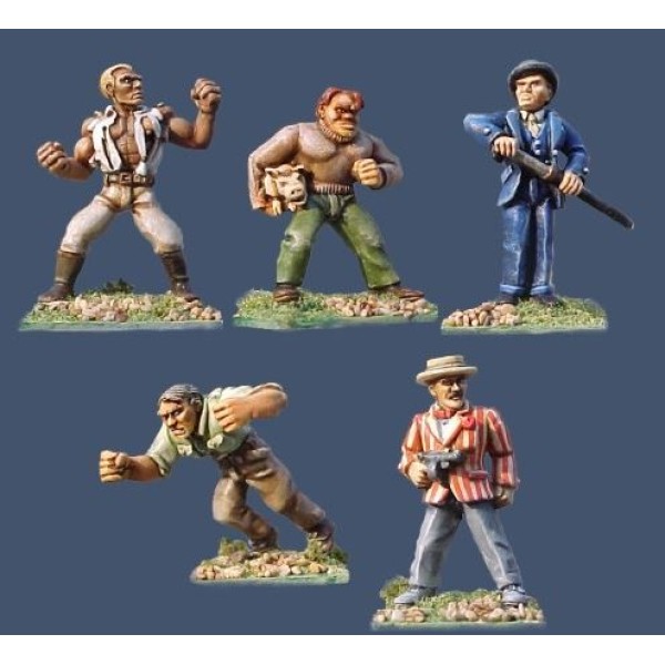 Pulp Miniatures - Heroes and Personalities - Doc Thompson & his Fabulous Four