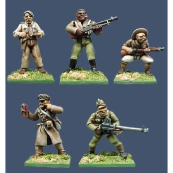 Pulp Miniatures - Heroes and Personalities - General Cappy Boyd & his Expatriate Mercenaries