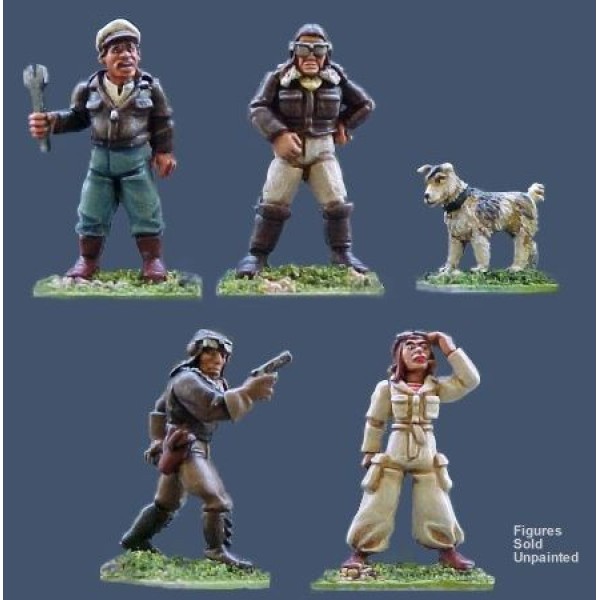 Pulp Miniatures - Heroes and Personalities - Buzz Barker's Island Hoppers