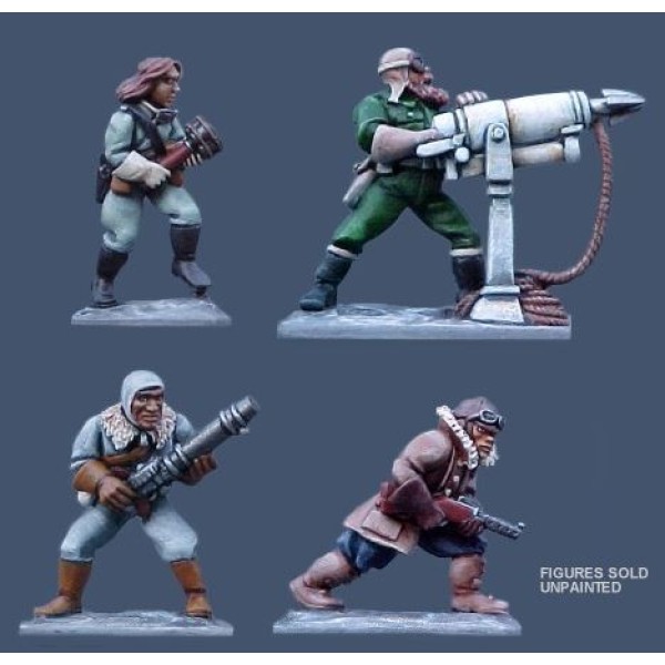 Pulp Miniatures - Heroes and Personalities - Crash Connor's Gyro Raiders 2