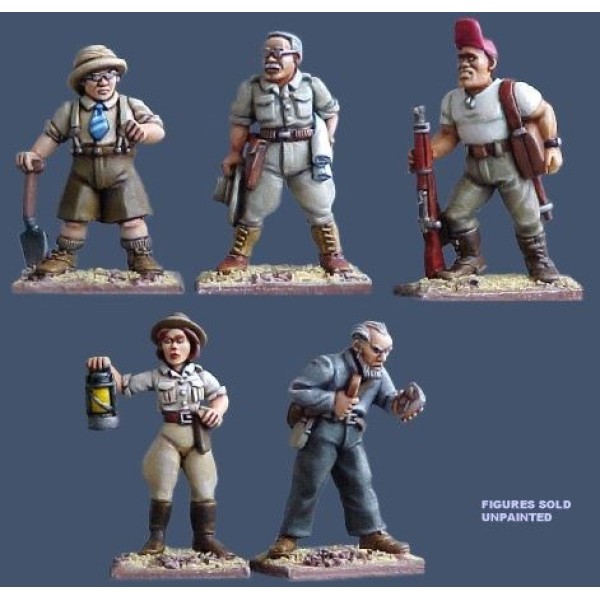 Pulp Miniatures - Heroes and Personalities - Rugged Archeologists