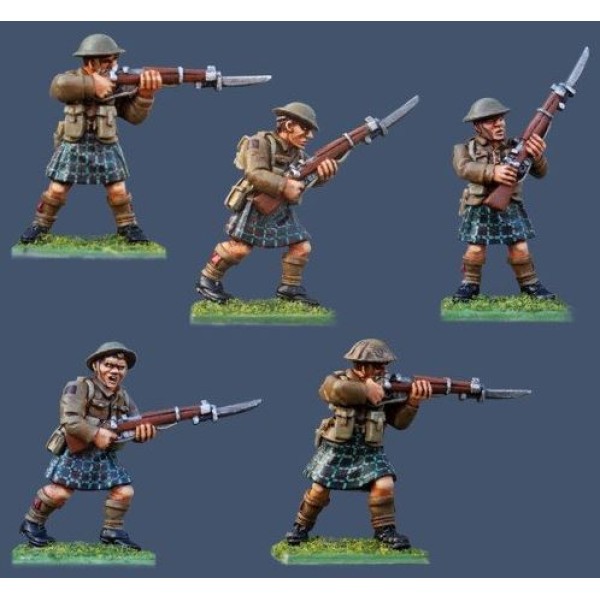 Pulp Miniatures - The British Empire - Highland Infantry Rifles