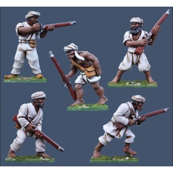 Pulp Miniatures - The British Empire - Thuggee Fighters w/Muskets