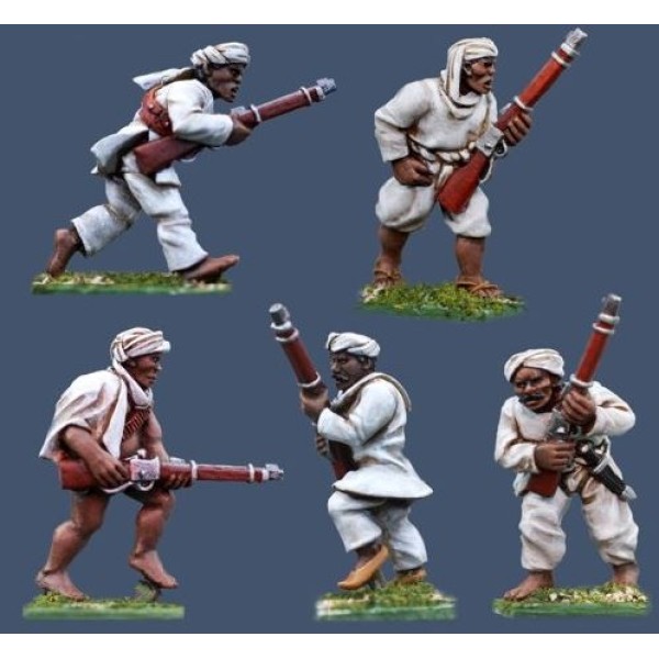 Pulp Miniatures - The British Empire - Thuggee Fighters w/Martini Rifles