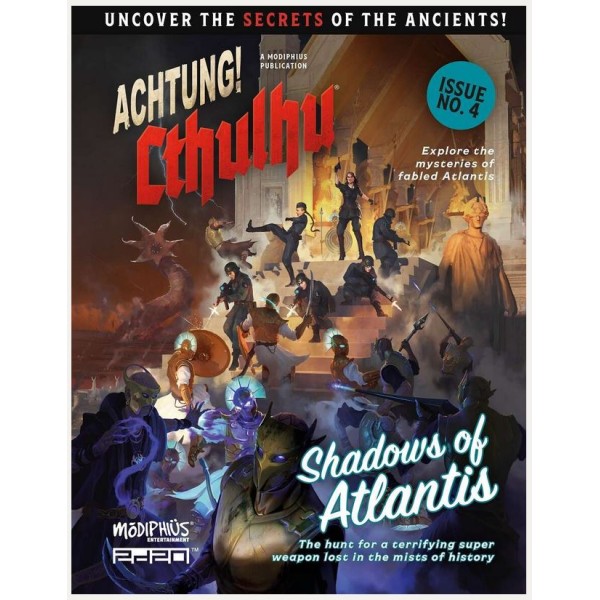 Achtung! Cthulhu - 2D20 RPG - Shadows of Atlantis