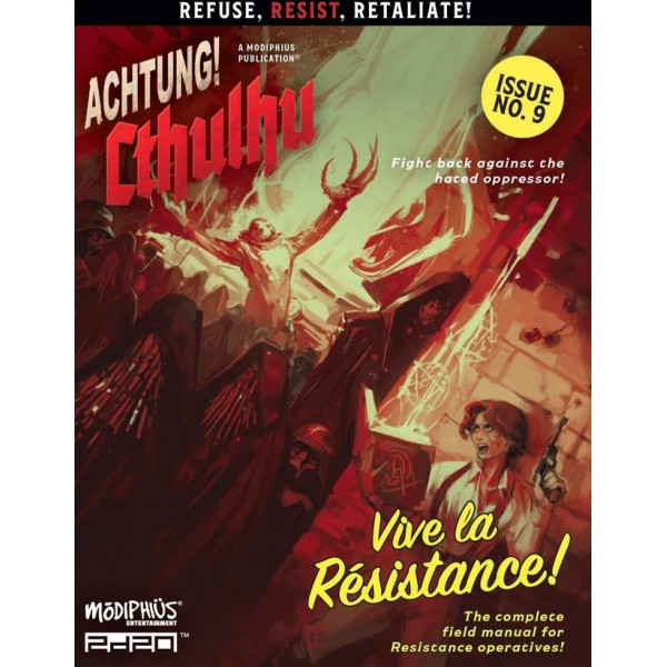 Achtung! Cthulhu - 2D20 RPG - Vive La Resistance