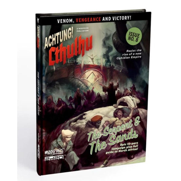 Achtung! Cthulhu - 2D20 RPG - The Serpent and the Sands