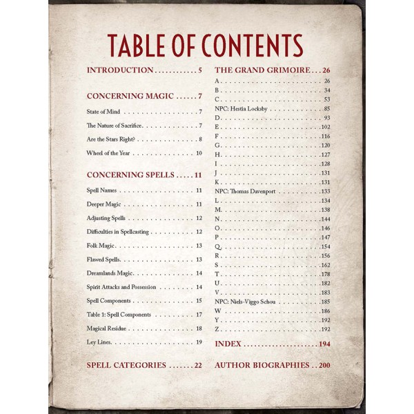 Call of Cthulhu RPG - The Grand Grimoire of Cthulhu Mythos Magic HC