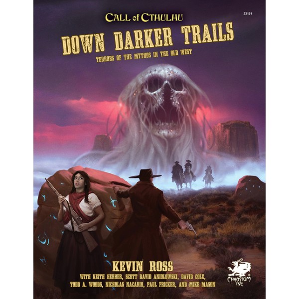 Call of Cthulhu RPG - Down Darker Trails (Hardcover)