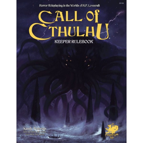 Call of Cthulhu RPG - Keeper Rulebook (7th ed.) HC