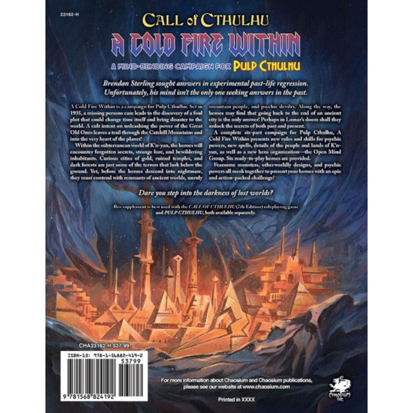 Call of Cthulhu RPG - A Cold Fire Within (Hardcover)